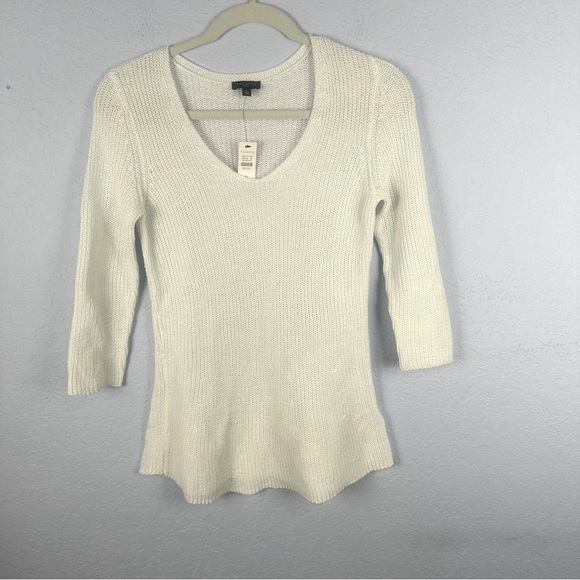 Talbots Women’s Cotton Knit Pullover Lightweight Sweater Size PS - Picture 1 of 4
